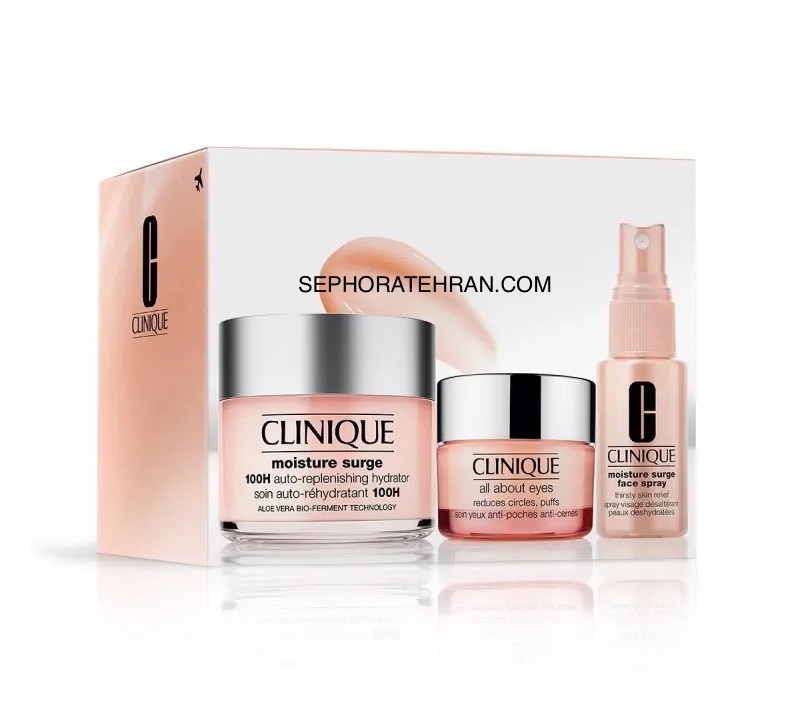 پک آبرسان مسافرتی کلینیک Clinique Moisture Surge Ultra Hydration Set